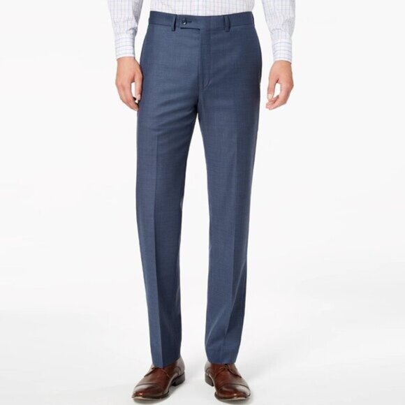 Calvin Klein Dress Suit Pants Blue 36W x 30L 36Wx30L - Picture 1 of 16